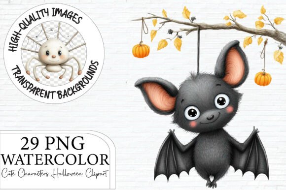 Adorable Spookiness: Integrating Watercolor Halloween Clipart