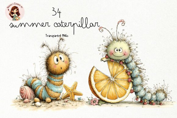 Bringing Summer to Life: Using Caterpillar Clipart in Your Designs