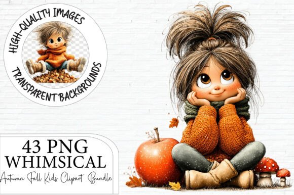 Whimsical Autumn Fall Kids Clipart: A Designer's Guide