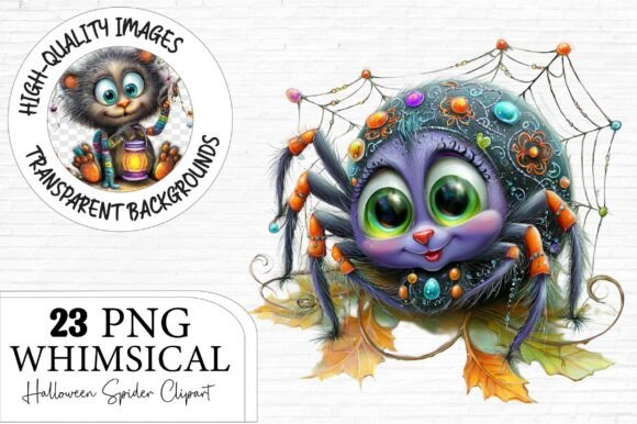 Whimsical Halloween Spider Clipart: Crafting Playful & Professional Designs