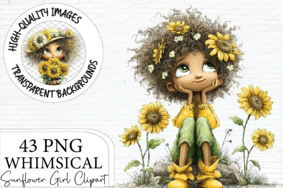 Whimsical Sunflower Girl Clipart: A Guide to Bright, Handmade Charm
